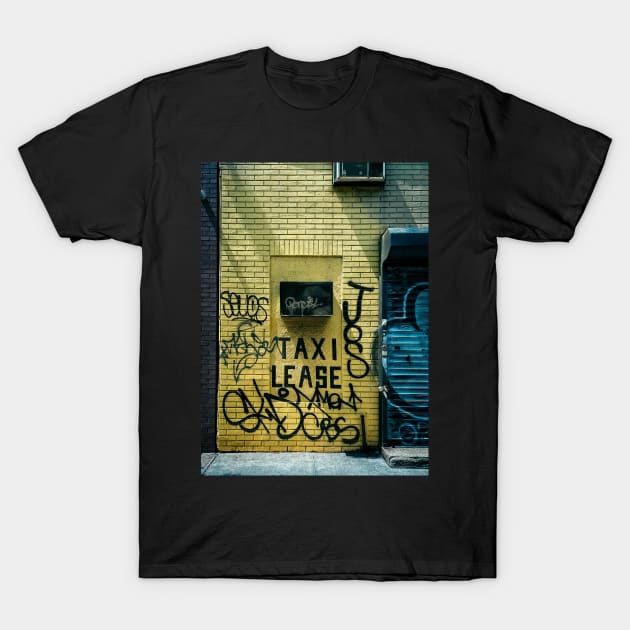 Taxi Lease Long Island City Queens NYC T-Shirt by eleonoraingrid